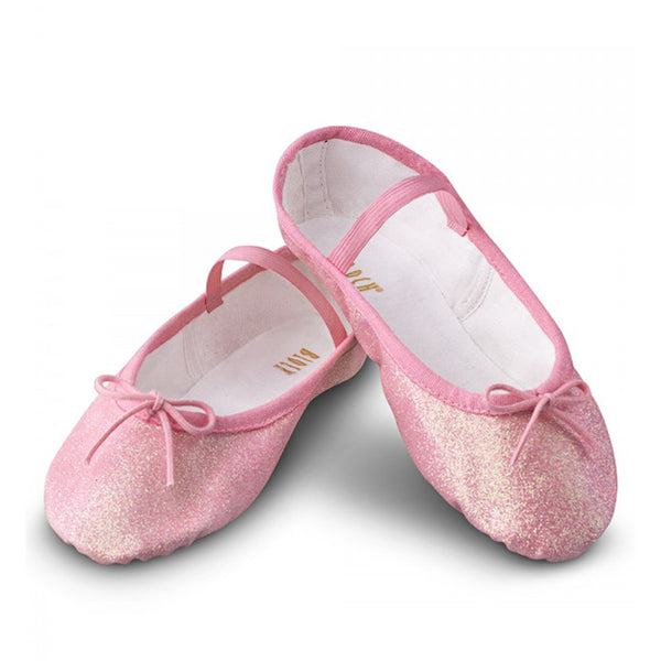 Girls Ballet Shoes - Kids Canvas Fabric Ballet Dance Shoes
