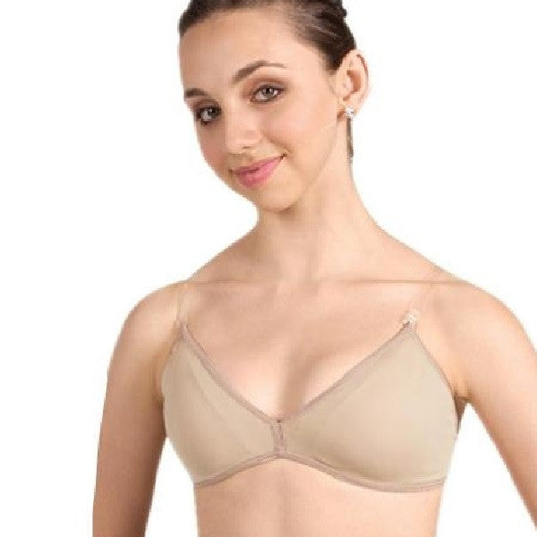 Body Wrappers Deep V-Neck Bra 291 SM NUD - Applause Dancewear and Designs