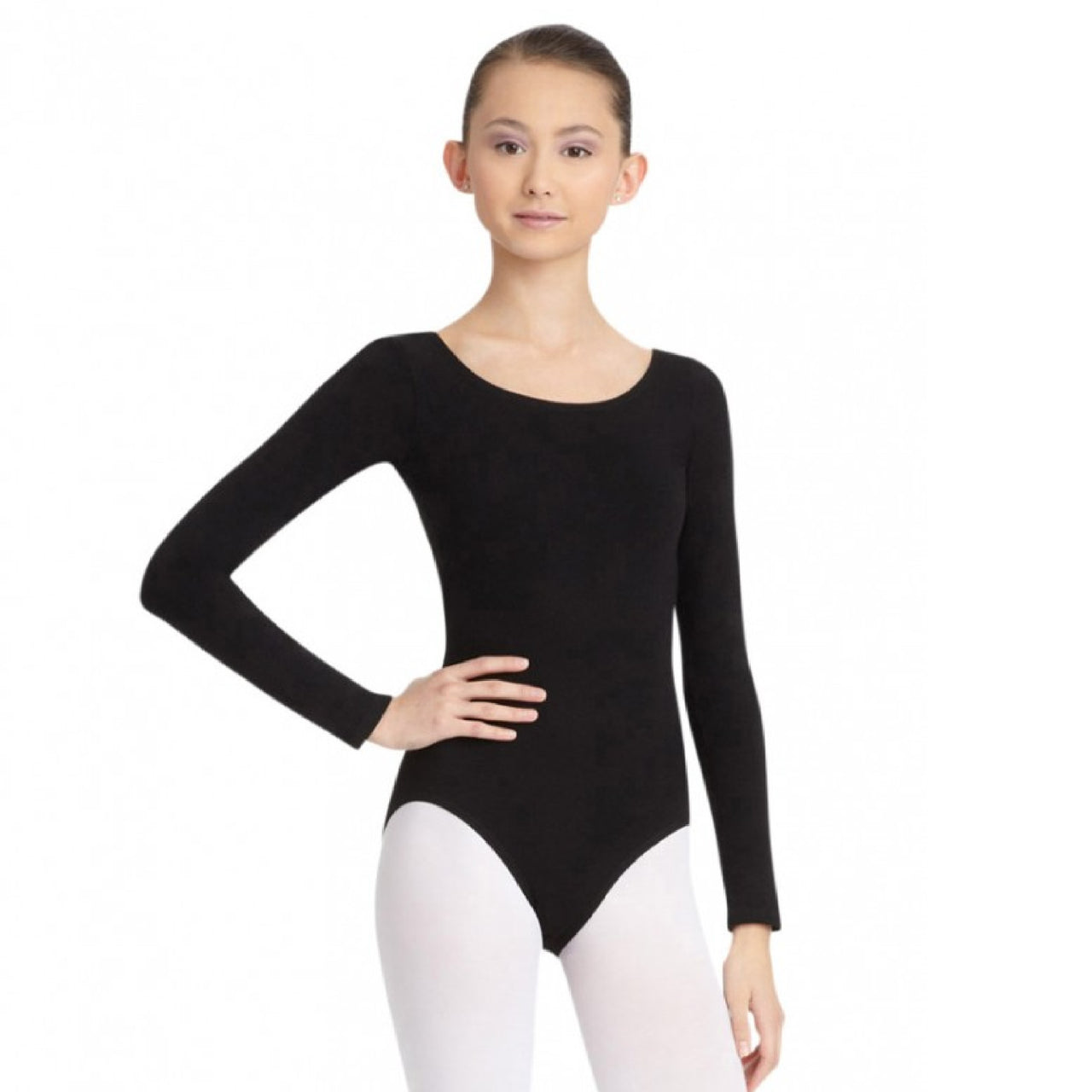 Capezio CC450C - Long Sleeve Leotard Cotton Child