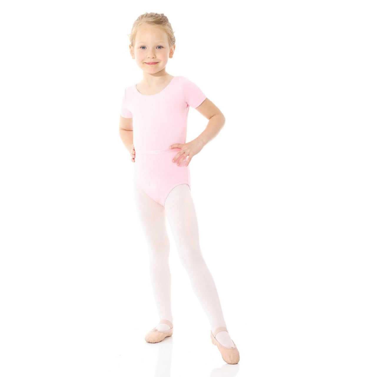 Mondor 1635 - Short Sleeve Leotard Cotton Child