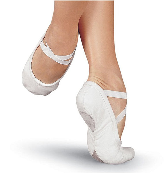 Sansha Pro1C - Canvas Ballet Shoe White Adult